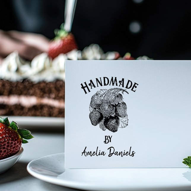 Fresa de época hecha a mano por sellos de goma (Subido por el creador)