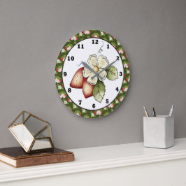 Fresa Fruit Reloj de pared de cocina