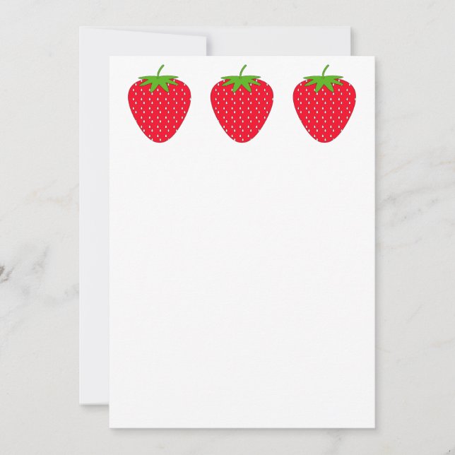 Fresa roja. (Anverso)