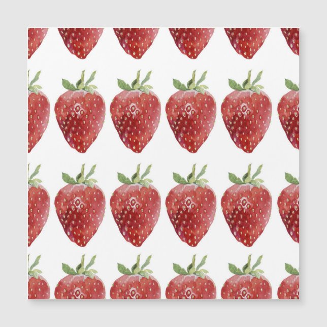 Fresas acuáticas: patrón sin soldadura (Anverso)