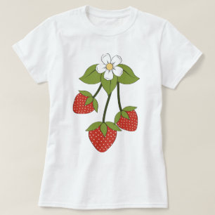 Fresas - Camiseta básica femenina