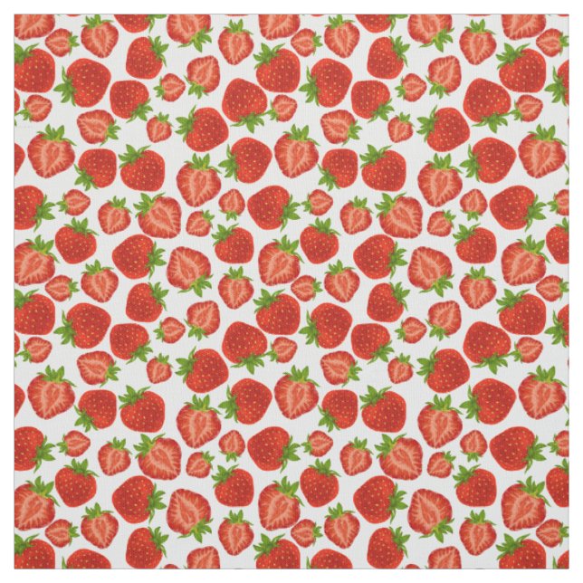 Fresas Diversión Verano Tela de Fresa (Retal)