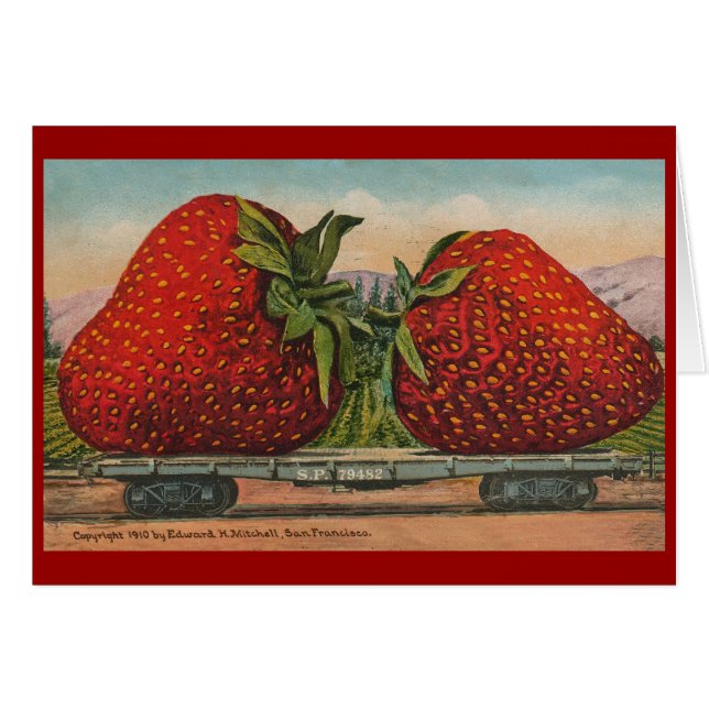 Fresas Gigante Fruto de la Antigüedad (Anverso (Horizontal))