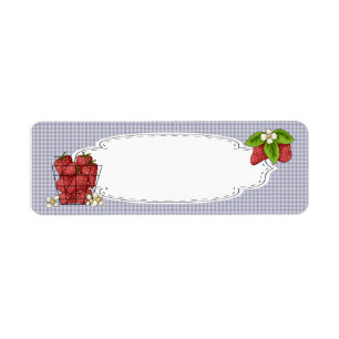 Fresas que conservan la etiqueta