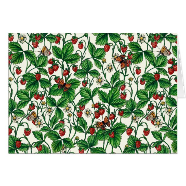 Fresas silvestres en blanco roto (Anverso (Horizontal))