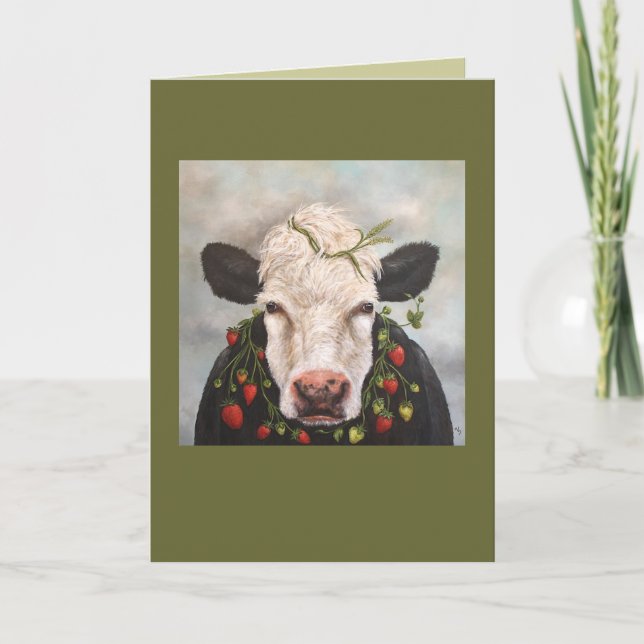 Fresas y tarjeta de crédito (Anverso)