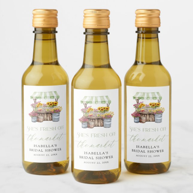 Fresca del mercado de agricultores Desayuno nupcia (Botellas)