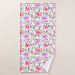 Fresco Ambiente de Primavera: Diseño Floral Rosa y