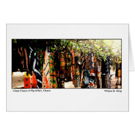 Fresco de vidrio en Big Millys, Ghana