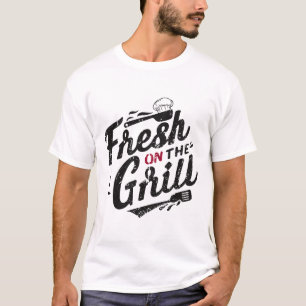 fresco en la remera de parrilla unisex