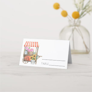 Fresco fuera del mercado - Tarjetas de plaza Boda