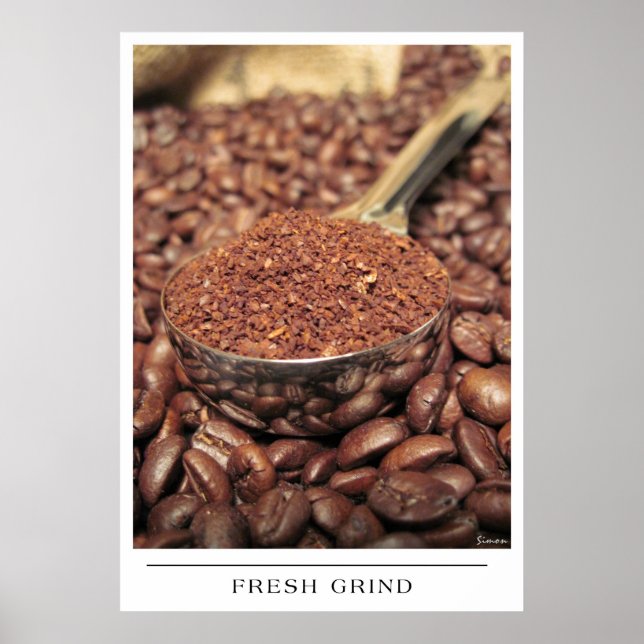 Fresco Grind - Enviar arte de café (Frente)