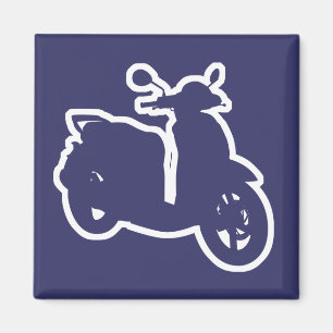 Fresco poco imán de la vespa