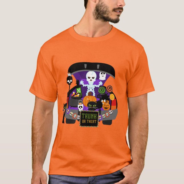 fresco trenquete de Halloween con camiseta navideñ (Anverso)