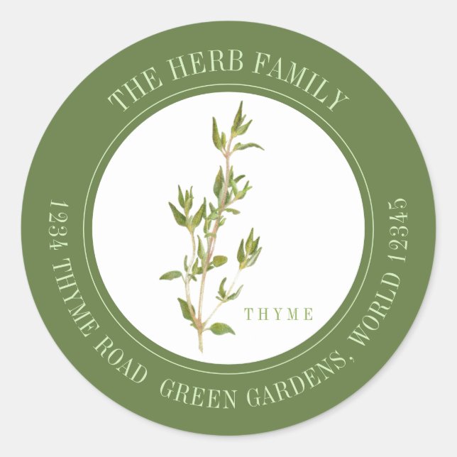 FRESCOS TIEMPOS Pequeños Sellos para sobres redond (Anverso)