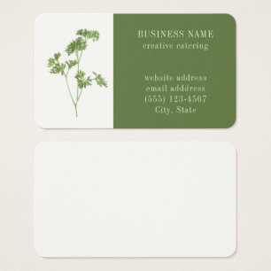 FRESH PARSLEY 3.5x2 Tarjeta de presentación II