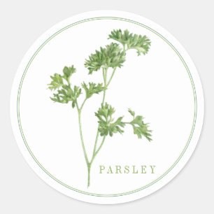 FRESH PARSLEY Grandes Pegatinas Redondos