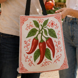 "FRESNO PEPPER" - BOLSA CHINOISERIE TOTE