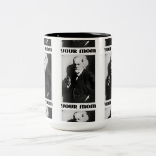 Freud 'Your Mom' - Copa de café de 15 oz