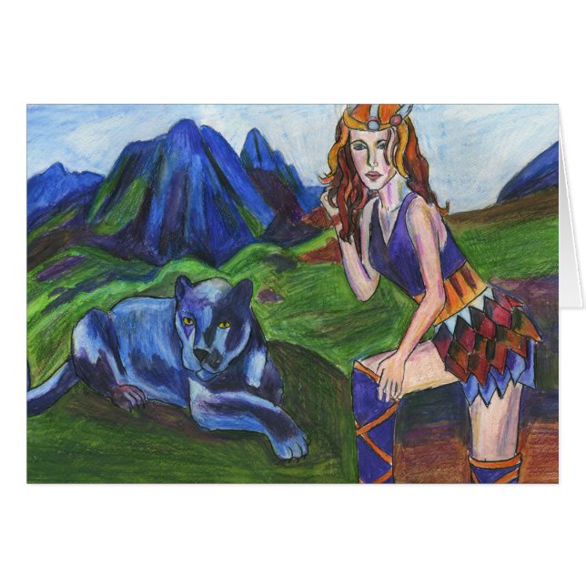 Freya de la tarjeta de Valkyries (Anverso (Horizontal))