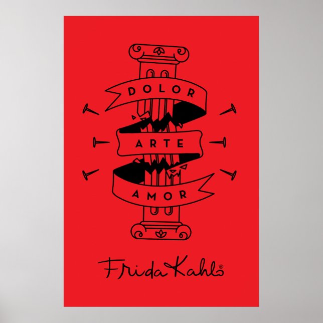 Frida Kahlo | Amor por el arte del dolor (Frente)