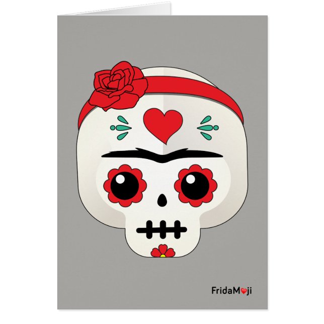 Frida Kahlo el | FridaMoji - cráneo del azúcar (Frente)