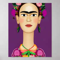 Frida Kahlo poster, arte mural