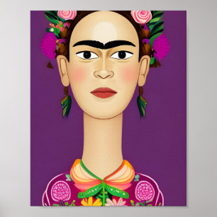 Frida Kahlo poster, arte mural