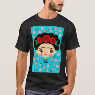Frida Kahlo - Rosas - Camiseta esencial D8