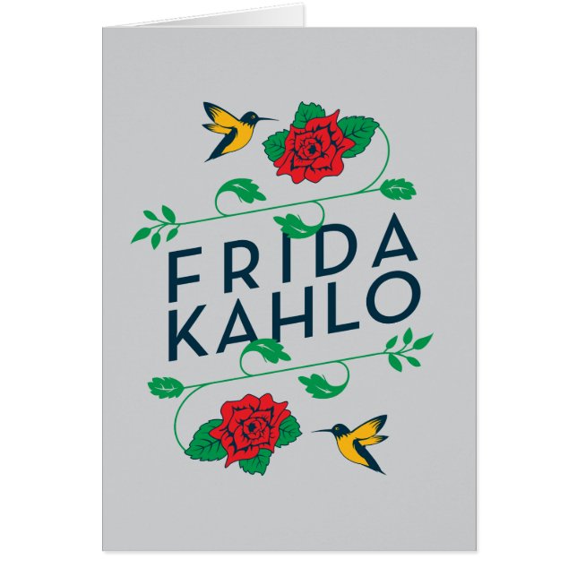 Frida Kahlo | Tipografía floral (Frente)