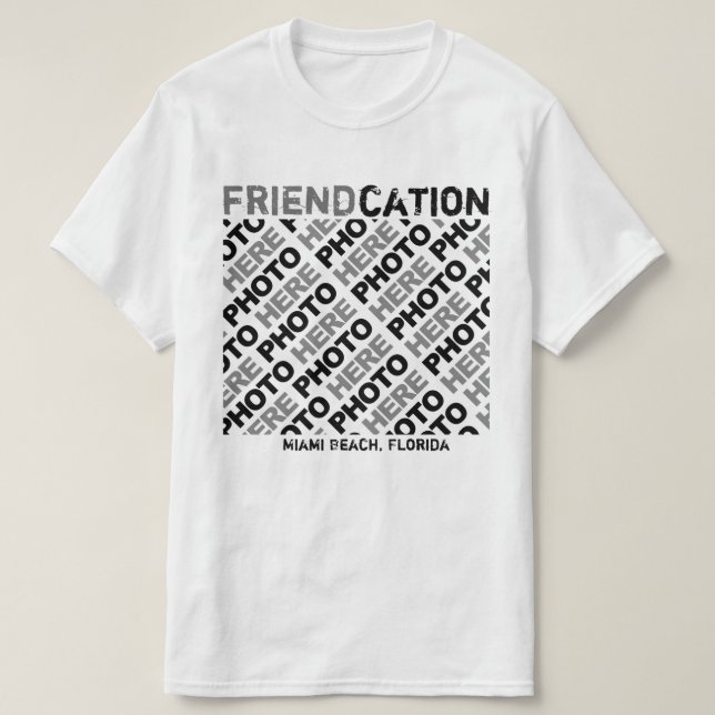 Friendcation crea su propia camiseta blanca (Diseño del anverso)