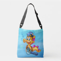 FriendFish personalizado lindo bolsa de caballito