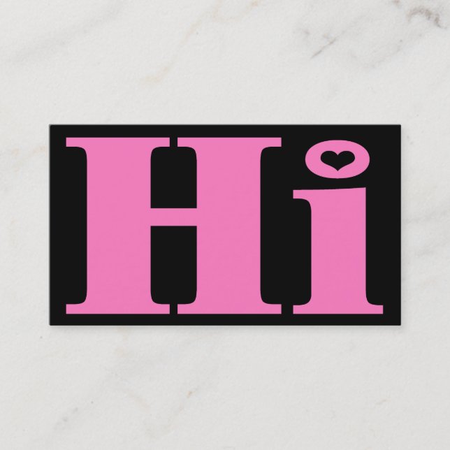 Friendly.Todas las tarjetas de llamadas purpose.HI (Anverso)