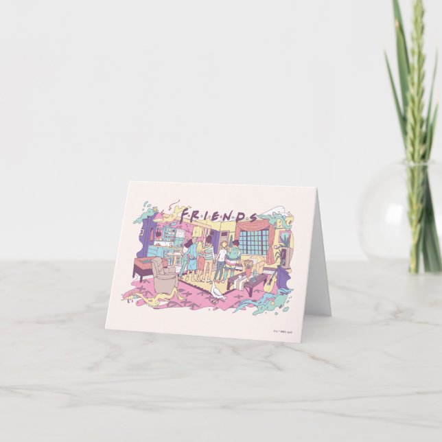 FRIENDS™ | Apartamento Dibujo Animado (Anverso)