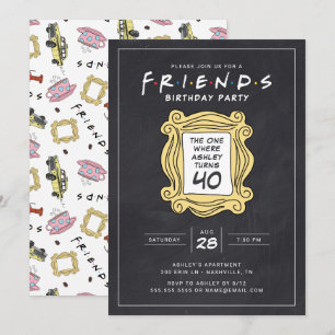 FRIENDS™   Invitación de cumpleaños número 40 para