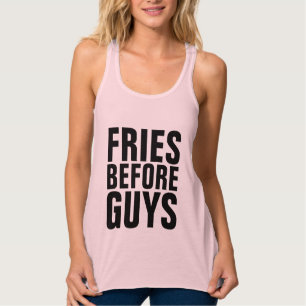 FRIES ANTES DE Camisetas divertidas