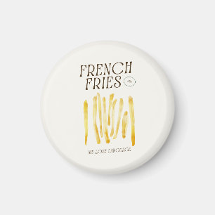 Fries francesas adoran imán gracioso