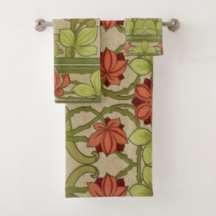 Frieze Border Art Nouveau Floral