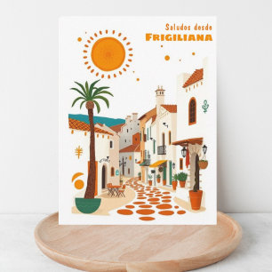 Frigiliana Andalucía postal de vacaciones