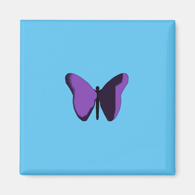 Frigorífico de mariposa imán (Frente)