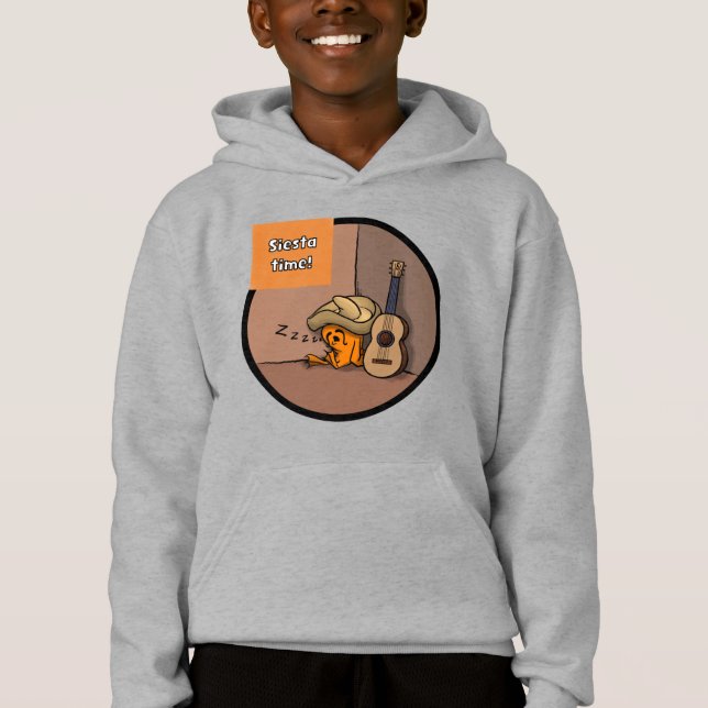 Frijole Frog Siesta Kids Hoodie (Anverso)