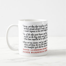 Friki Dante Longfellow - taza del Lit