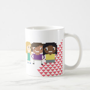 Friki del chica X - mejore junto - taza de café