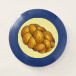 Frisbee De Wham-O Hanukkah Chanukah Ferias Judías Challenger Bread<br><div class="desc">El Frisbee presenta un ilustracion original de un pan de jalá trenzado. ¡Perfecto para las celebraciones de Hanukkah! Este diseño también está disponible en otros productos. En esta tienda también hay muchas impresiones de comida adicionales. ¿No ves lo que estás buscando? ¿Necesita ayuda con la personalización? Contacte con Rebecca para...</div>