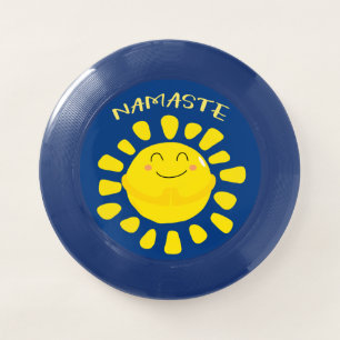 Frisbee De Wham-O Namaste Sonriendo Rezando Personalizado Sun