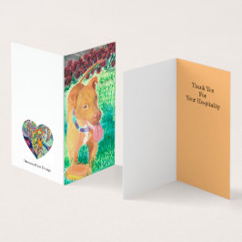 Frisbee En La Tarjeta De Agradecimiento De Los Ros