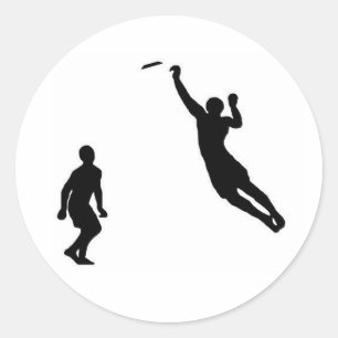 Frisbee pegatina