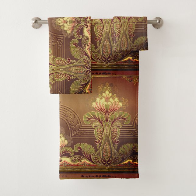 Friso floral victoriano elegante arte floral nuevo (In situ)