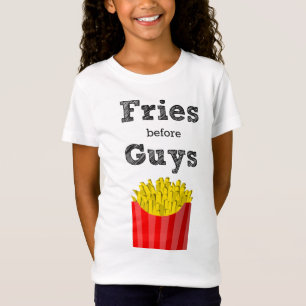 Fritadas antes de la camiseta adolescente de los