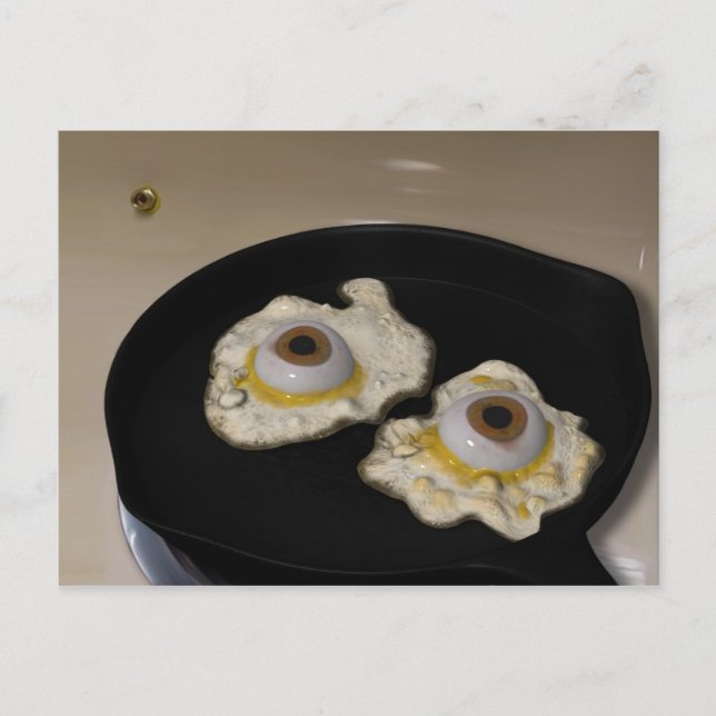 ¿Frito o desconcertado? Postal (Anverso)